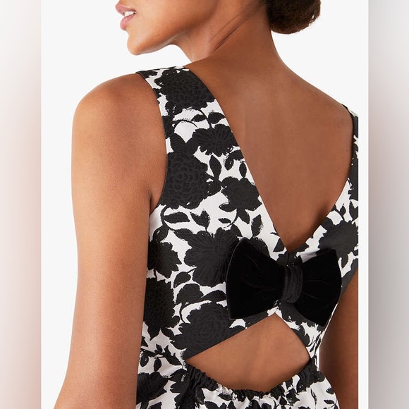 Kate Spade Bicolor Floral Soirée Top NWOT - Picture 4 of 9